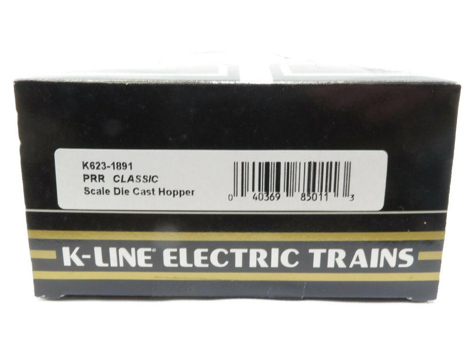 K-Line K623-1891 PRR Classic Scale Die Cast Hopper NIB