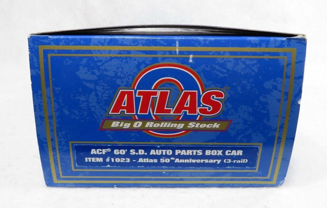 Atlas 1023 ACF 60' S.D. Auto Parts Box Car Atlas 50th Aniv LN