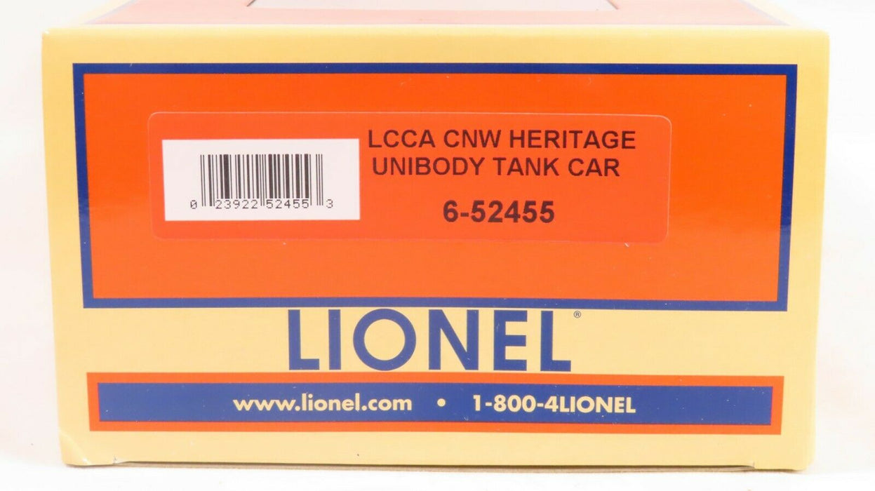 Lionel 6-52455 LCAA CNW Heritage Unibody Tank Car NIB