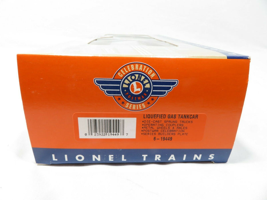 Lionel 6-19449 Liquefied Gas Tankcar NIB