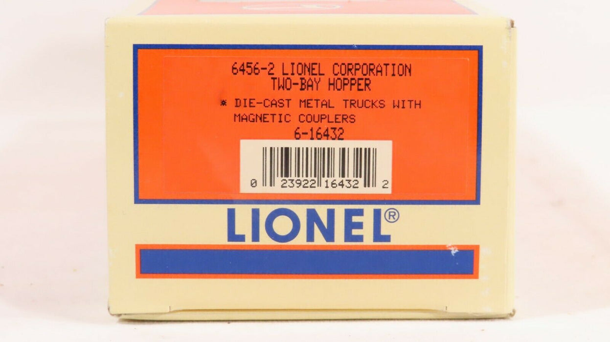 Lionel 6-16432 6456-2 Type 2-Bay Hopper NIB