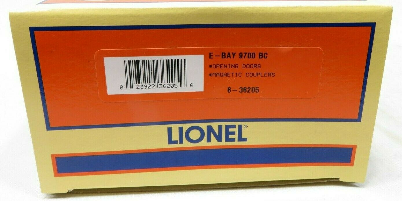 Lionel 6-36205 E-Bay 9700 series Boxcar RARE NIB