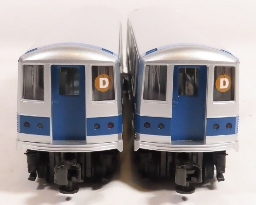MTH 30-2161 MTA 2-Car Subway Non-Powered Set - Silver & Blue 4550 & 4551 NIB