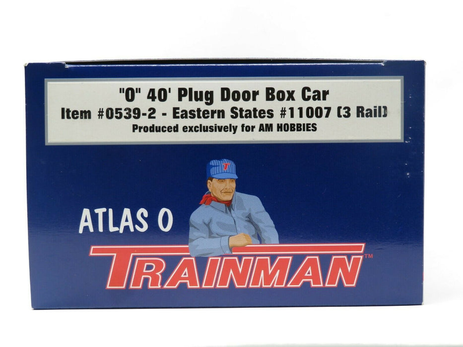 Atlas 0539-2 Eastern States 40' Plug Door Box Car #11007 NIB