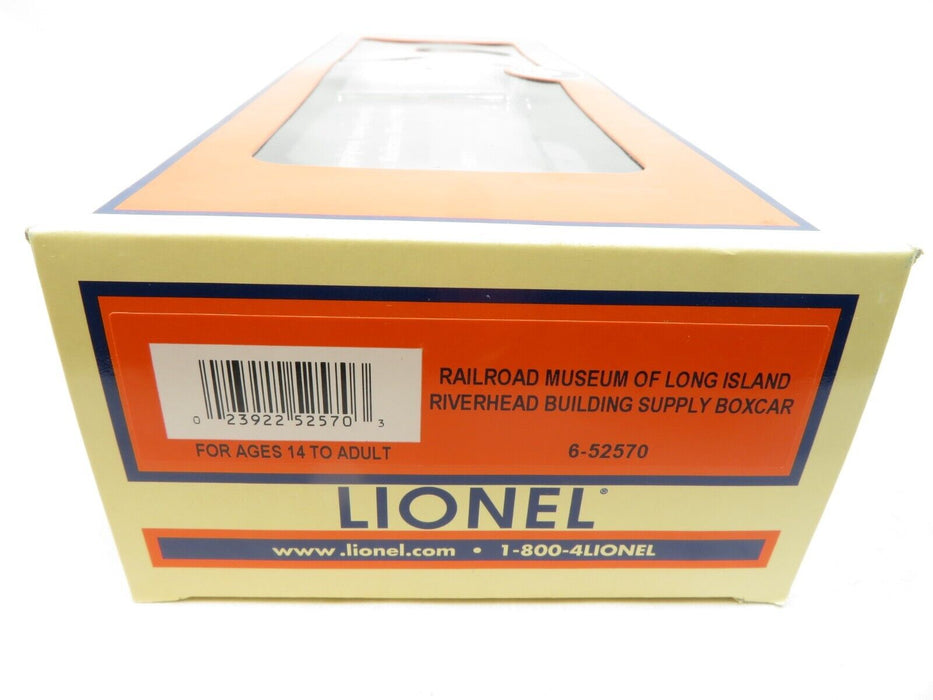 Lionel 6-52570 Riverhead Building Supply Boxcar RMLI NIB