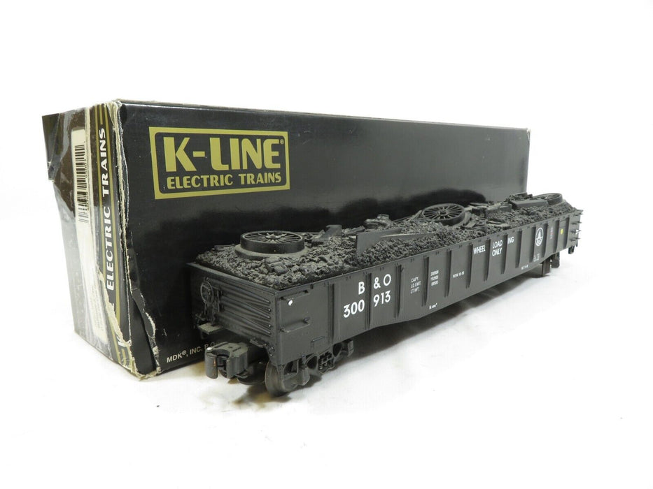 K-Line K-652-1091 Baltimore & Ohio Die-Cast Gondola Weak Box