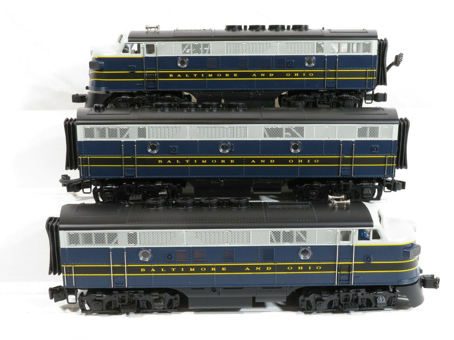 MTH MT-2050LP & MT-2058L Baltimore & Ohio F-3 ABA Set w/Protosounds LN