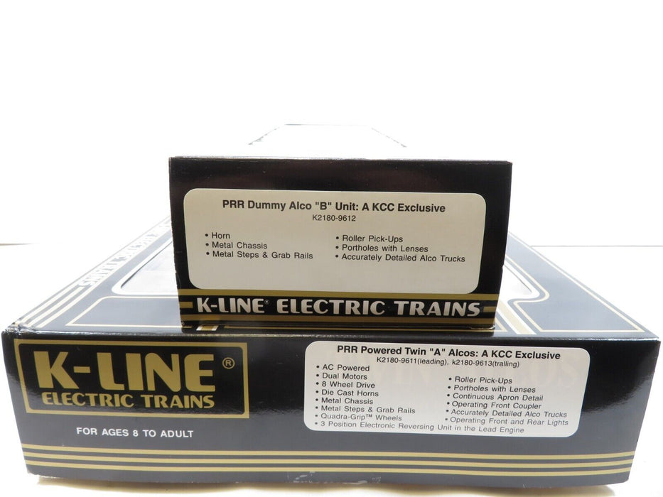 K-Line K2180-9611 Pennsylvaia Alco ABA Set KCC Exclusive LN