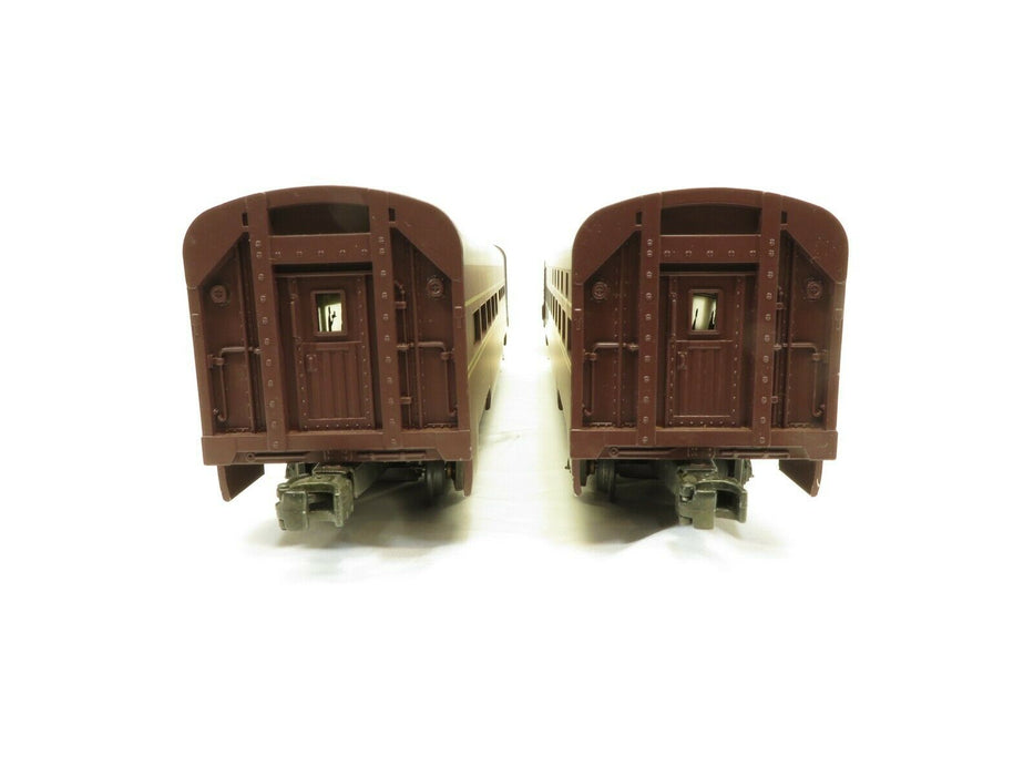 MTH MT-6117 Pennsylvania Tuscan Painted 60' Aluminum Sleeper/Diner Set LN