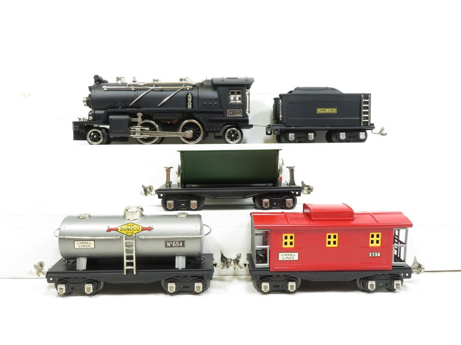 Lionel 6-51009 Tinplate 269e Freight Set w/ 261E loco & 3 Cars NIB