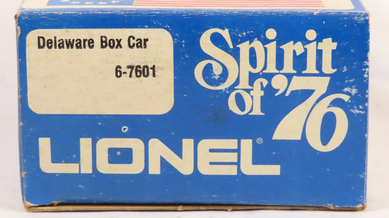 Lionel 6-7601 Spirit of '76 Delaware Box Car LN