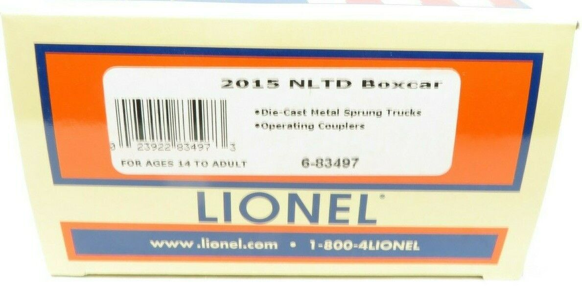 Lionel 6-83497 2015 NLTD Boxcar NIB