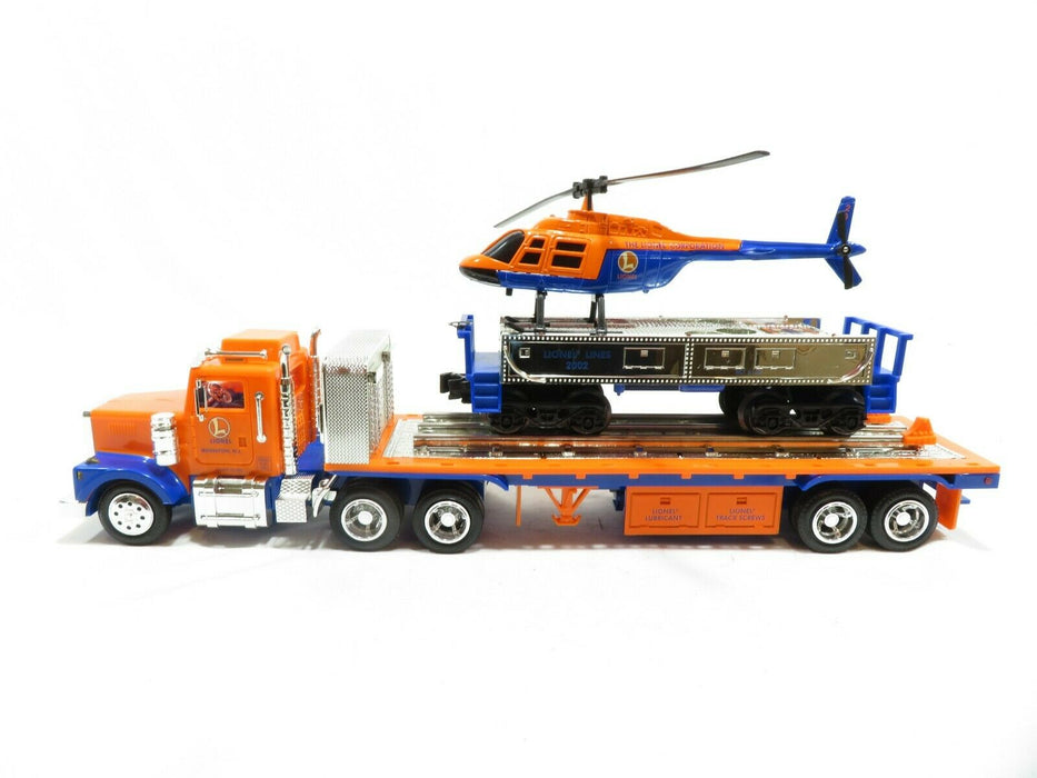 Lionel TMT-18418 Flatbed Truck w/Helicopter NIB
