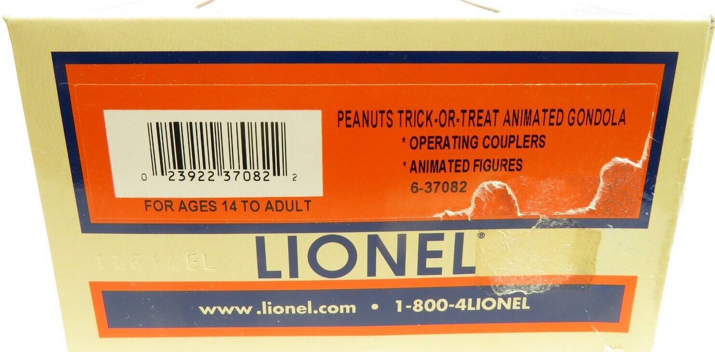 Lionel 6-37082 Peanuts Trick or Treat Animated Gondola NIB
