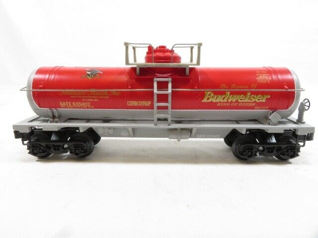 K-Line K-635402 Budweiser Tank Car Bank w/Display Base NIB