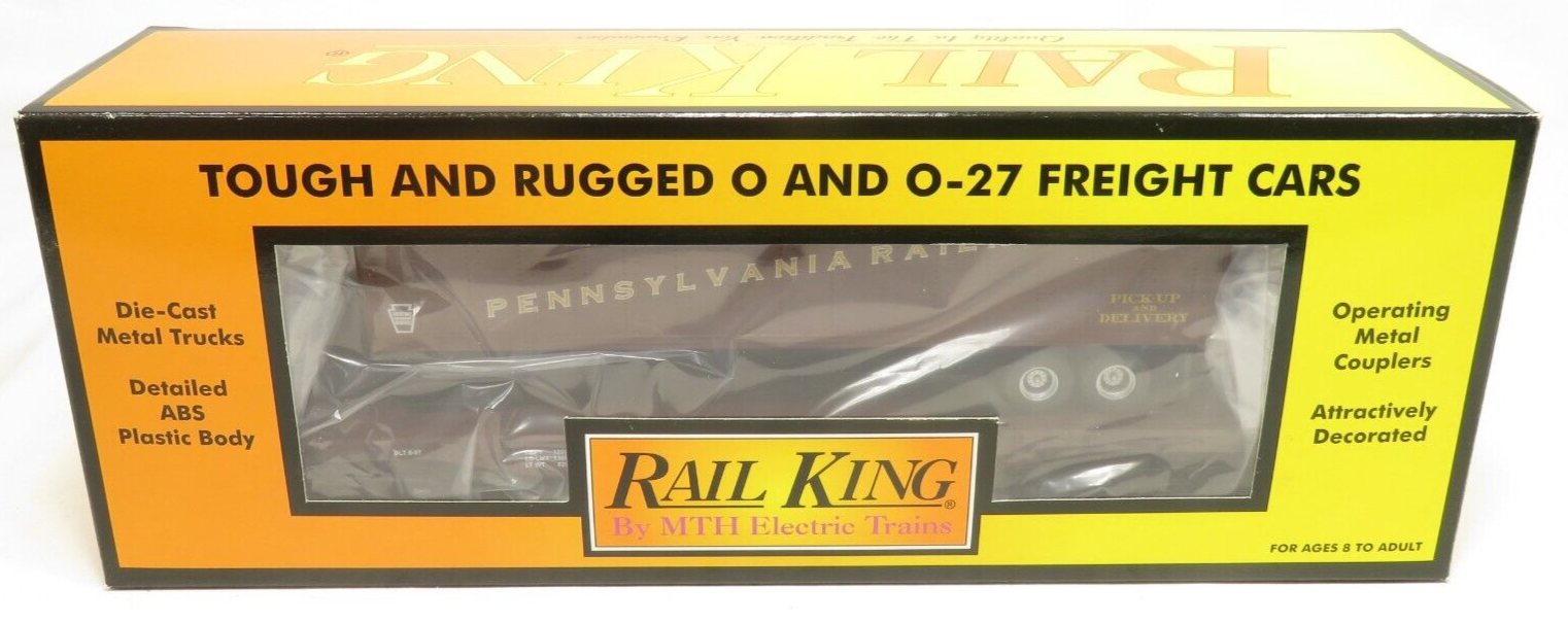 MTH 30-76047 Pennsylvania Flat Car W/Trailer NIB