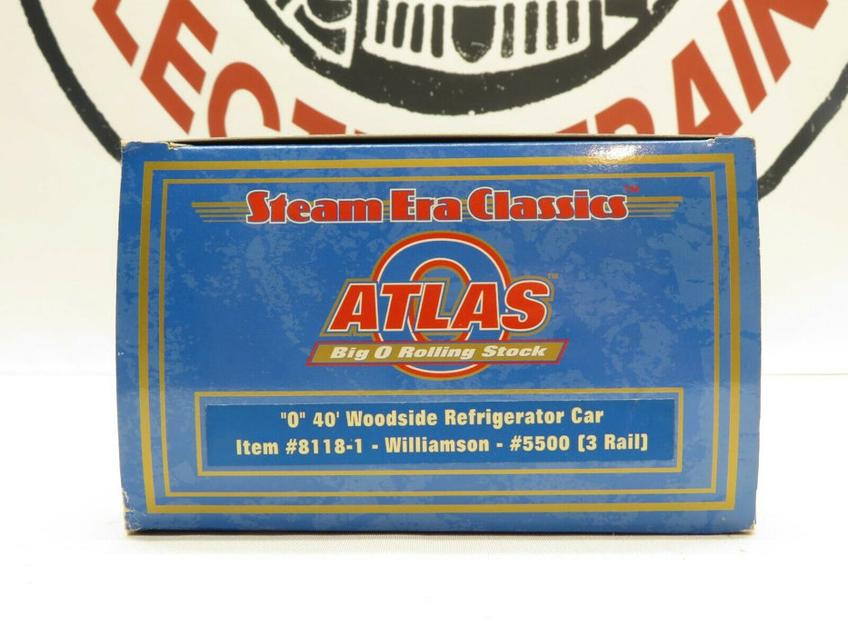 Atlas 8118-1 Williamson 40' Woodside Refrigerator Car #5500 NIB