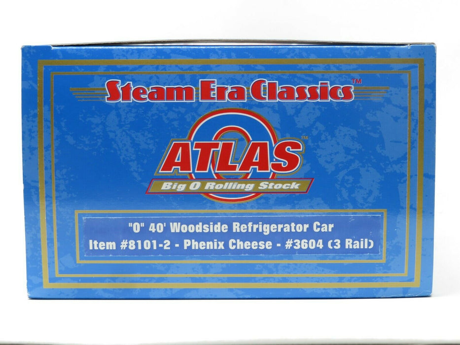 Atlas 8101-2 Phenix Cheese 40' Woodside Refrigerator Car #3604 NIB