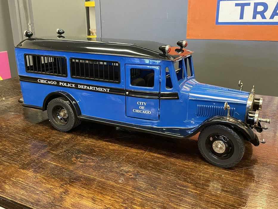 Retro 1-2-3 Chicago Police Paddy Wagon With OB - Incredible Piece & Hard to Find