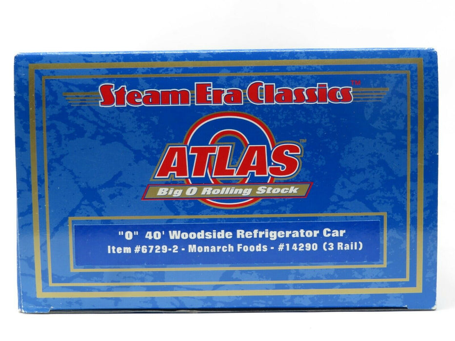 Atlas 6729-2 Monarch Foods 40' Woodside Refrigerator Car #14290 NIB