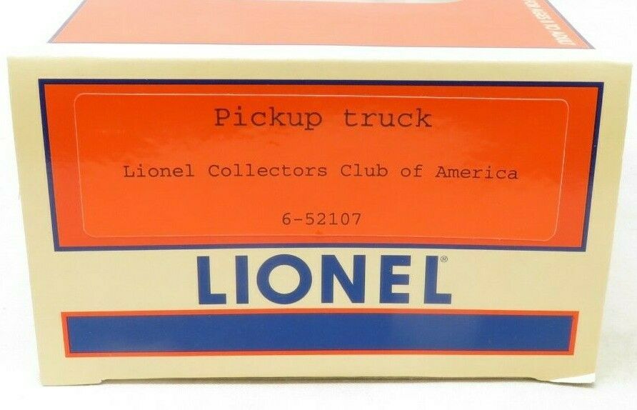 Lionel 6-52107 Lionel Collectors Club Of America-Pickup Truck NIB