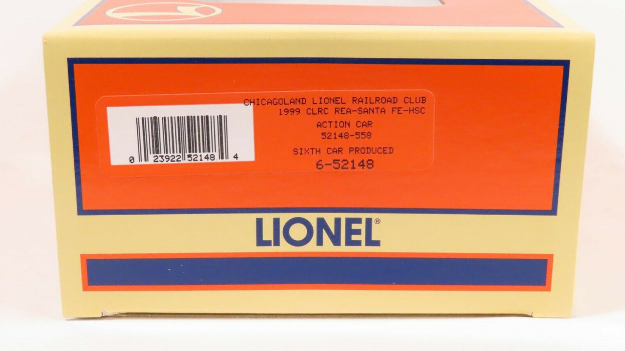 Lionel 6-52148 Chicagoland LRRC Action Car LN