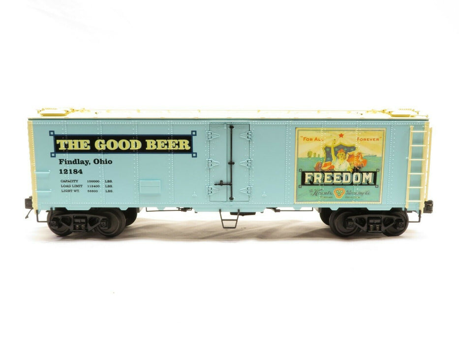 MTH 20-94196 Freedom Beer 40' Steel Sided Reefer Car #12184 NIB