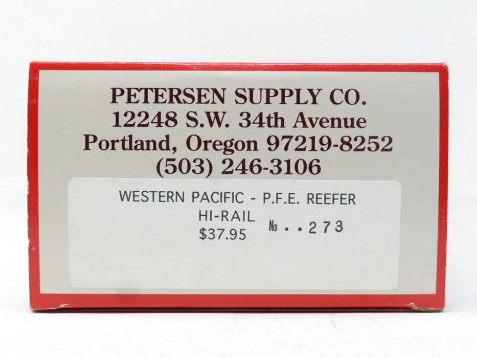 Petersen Supply No.273 Western Pacific PFE Reefer NIB
