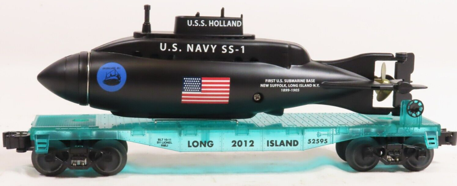 Lionel 6-52595 Long Island USS Holland Submarine Flatcar NIB