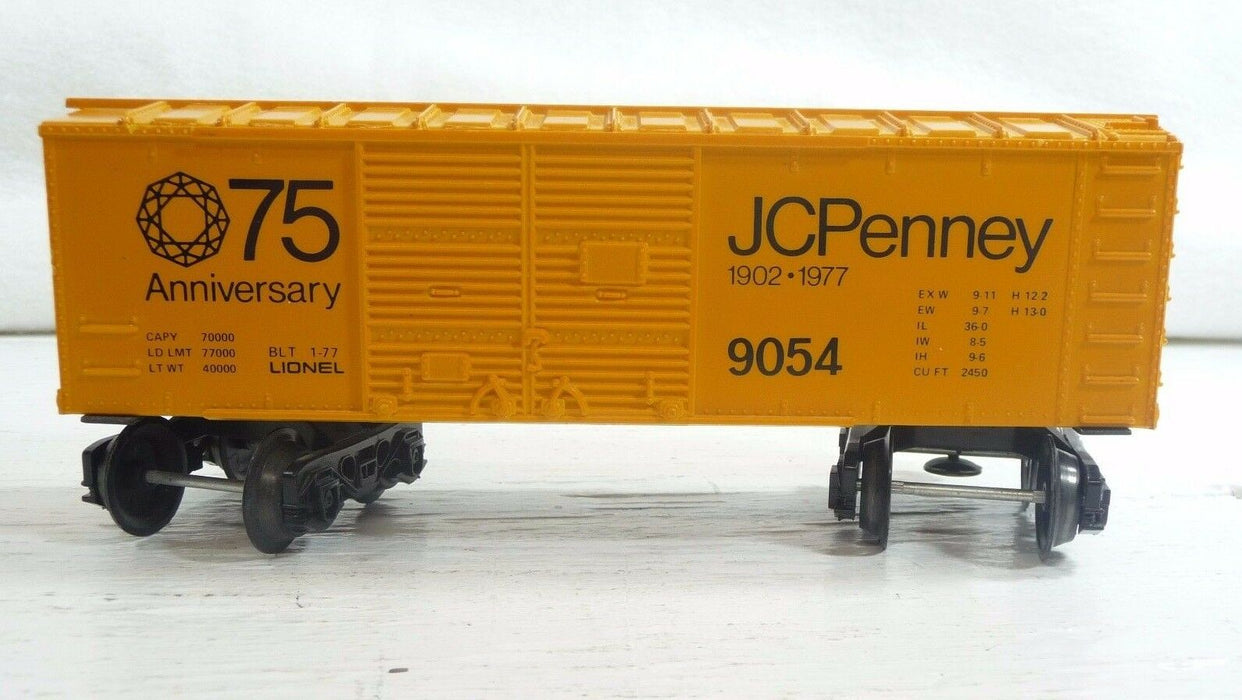 LIONEL 6-9054 75th Anniversary JCPenny Boxcar Freight RARE MOLD WOW LN