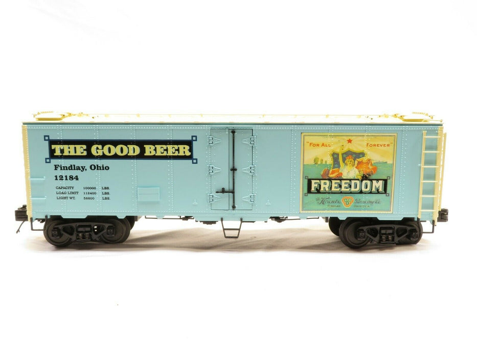 MTH 20-94196 Freedom Beer 40' Steel Sided Reefer Car #12184 NIB
