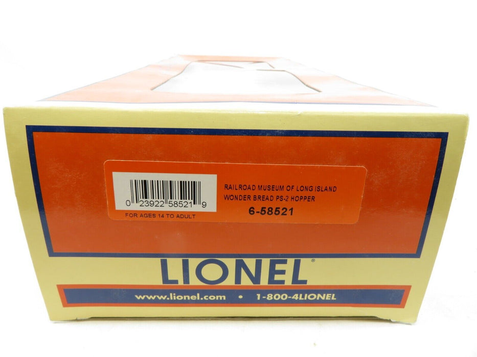 Lionel 6-58521 Wonder Bread PS-2 Hopper NIB