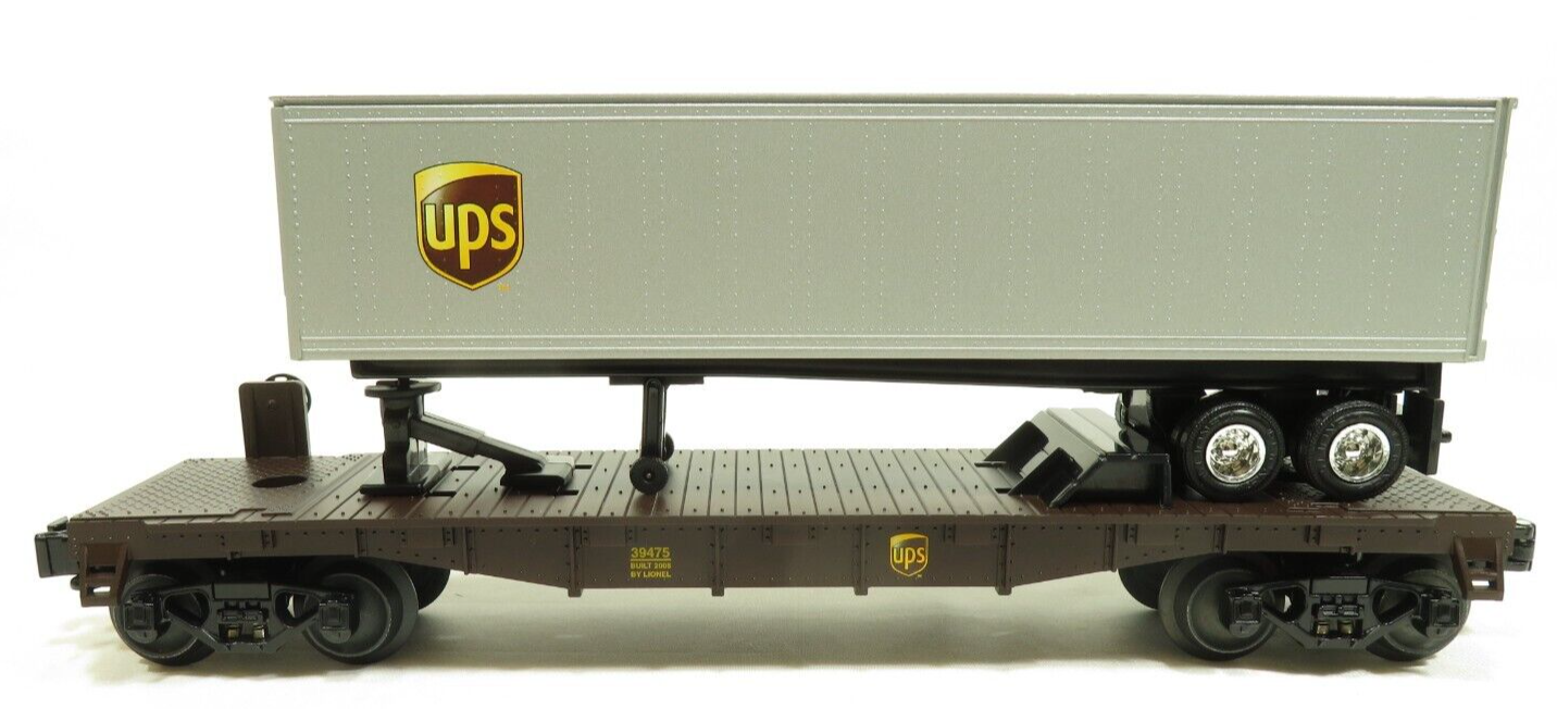 Lionel 6-39475 UPS Flatcar w/Tractor & Trailer NIB