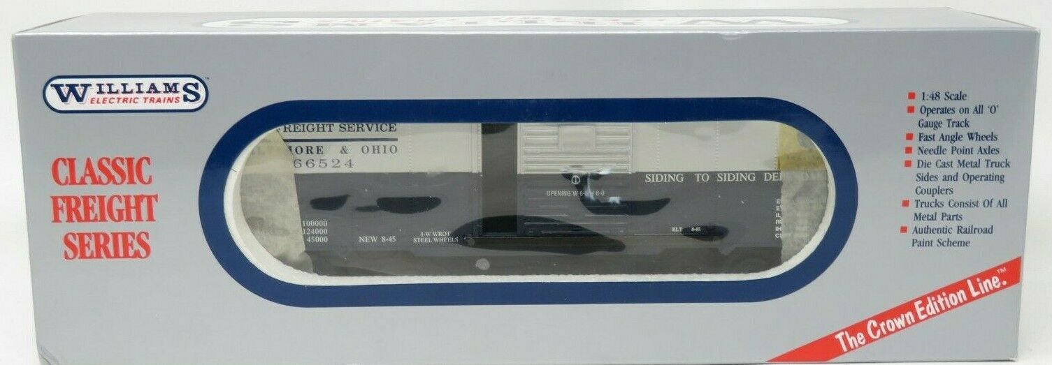Williams WAL #25 B&O Sentinel Box Car NIB