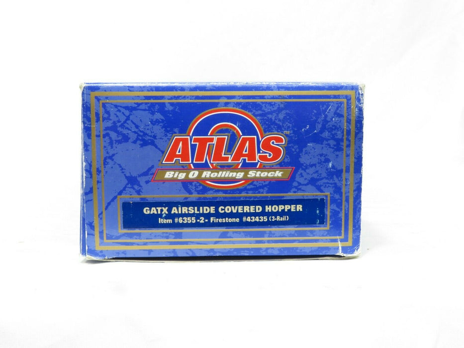 ATLAS 6355-2 GATX AIRSLIDE COVERED HOPPER CAR FIRESTONE LN