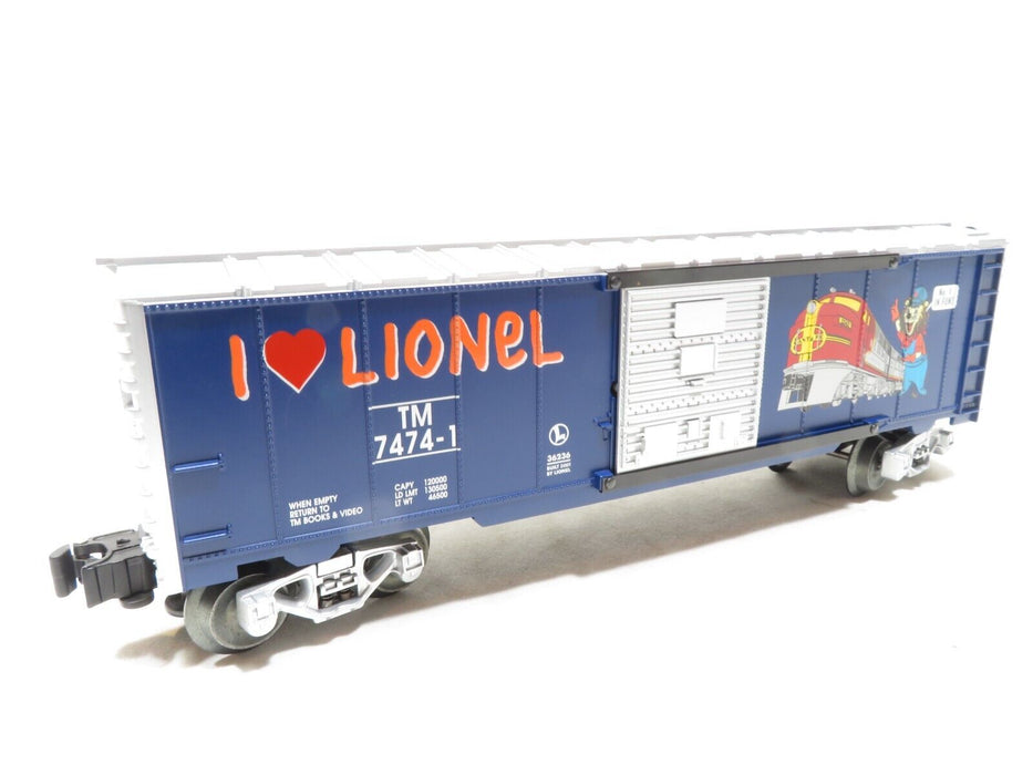 Lionel 6-36236 Tom McComaS "I Love Lionel " Box car NIB