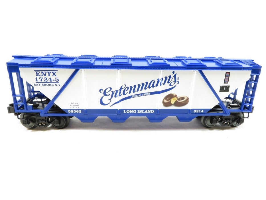 Lionel 6-58562 Entemann's Covered Quad Hopper 2014 NIB