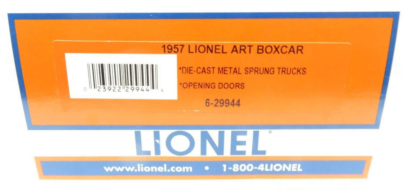 Lionel 6-29944 1957 Lionel Art Boxcar NIB