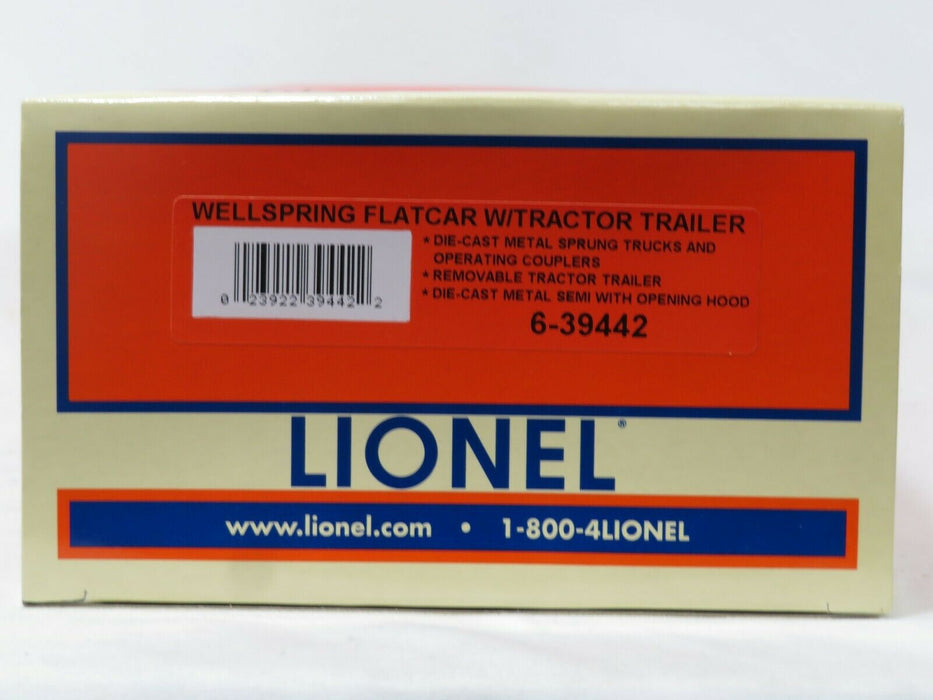 LIONEL 6-39442 Wellspring Trailer Flatcar Eagle sides NIB