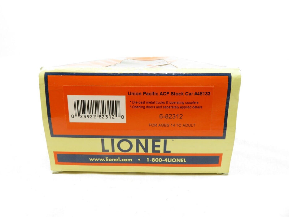 Lionel 6-82312 Union Pacific ACF Stock Car #84133 LN