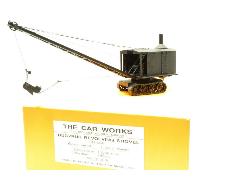 The Car Works -  50 of 50 Bucyrus Revolving Steam Shovel 1:48 Scale Crane NIB