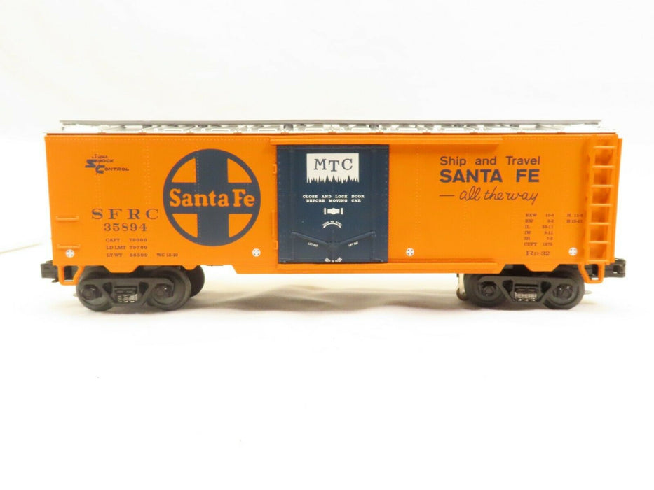 MTH 20-94022 Santa Fe (#35894) Operating Reefer Car w/ Unloading Ramp NIB