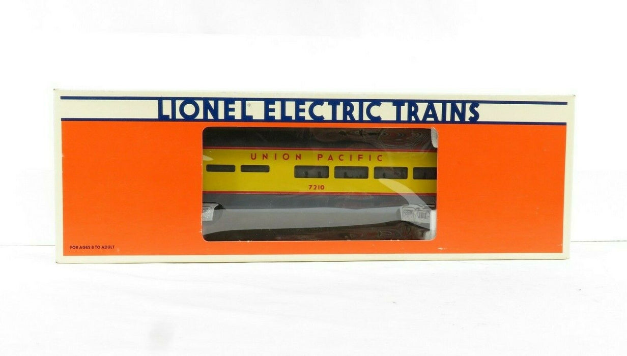 LIONEL 6-7210 UP Smooth Side Aluminum Dinning Car Silver Trucks LN