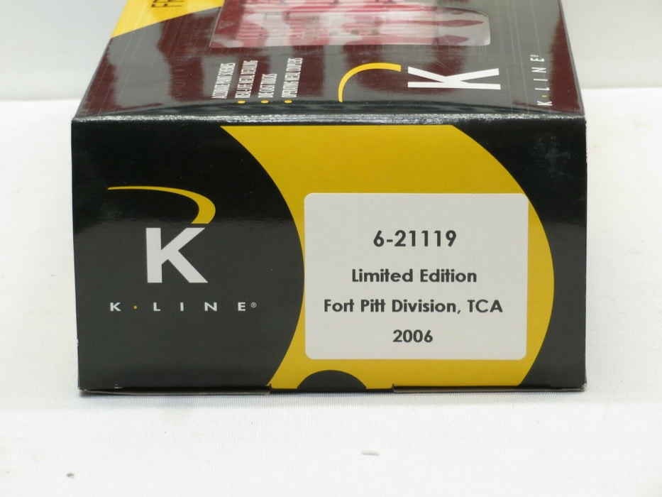 K-Line 6-21119 Limitied Edition Fort Pitt Div TCA 2006 NIB