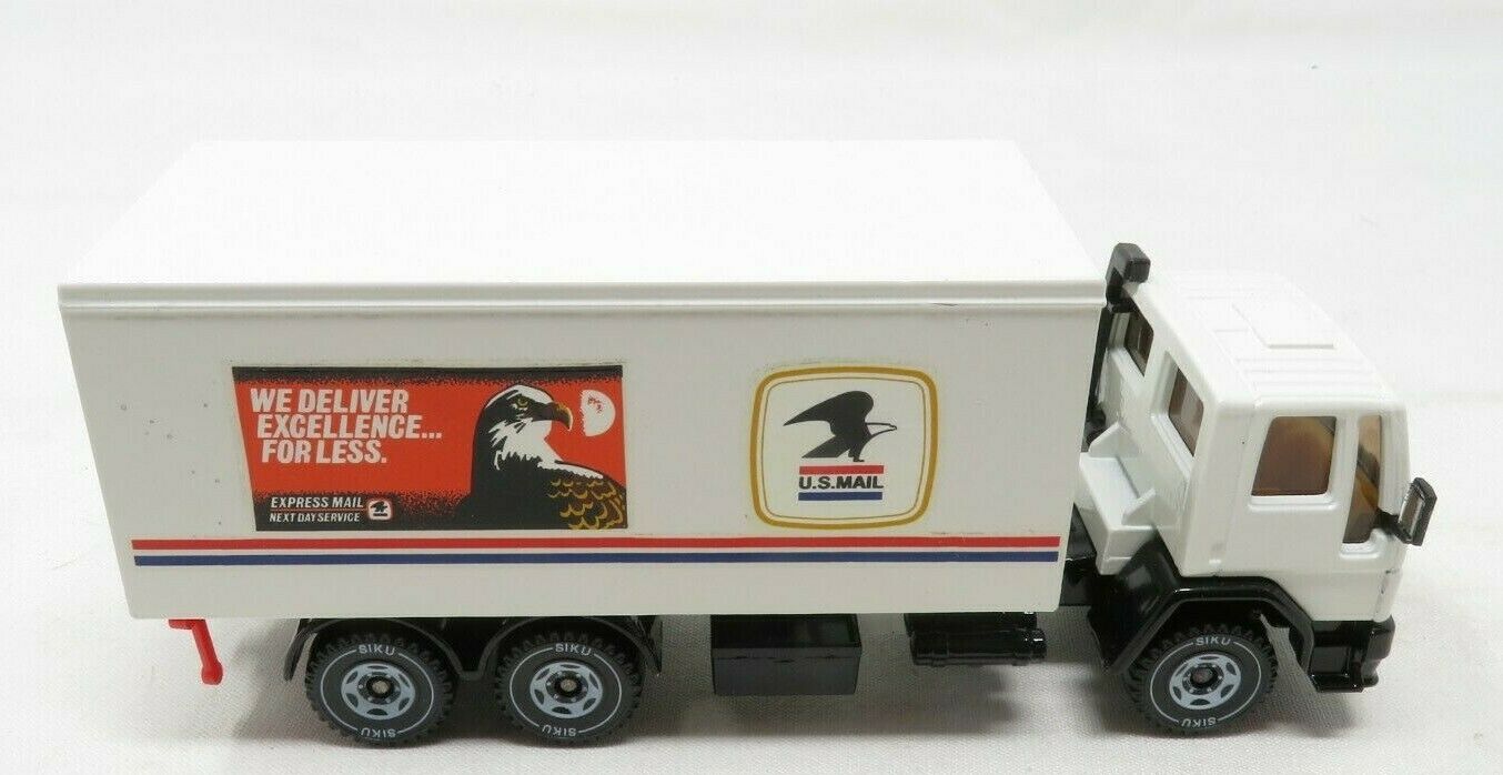 Siku Eurobuilt 2866 DIE CAST 1980's Ford Cargo Truck Express Mail NIB