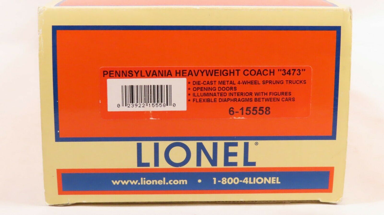 Lionel 6-15558 Pennsylvania Heavyweight Coach "3473" LN