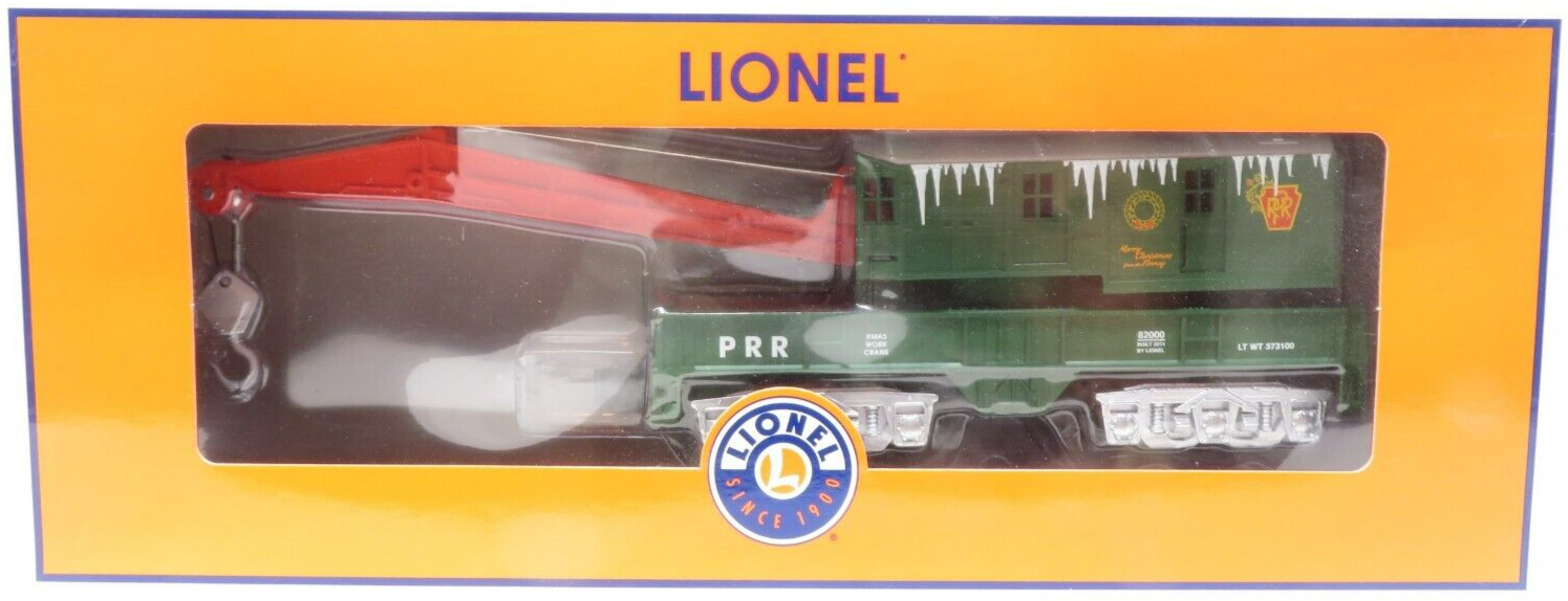 Lionel 6-82000 Pennsylvania Christmas Crane Car #82000 NIB