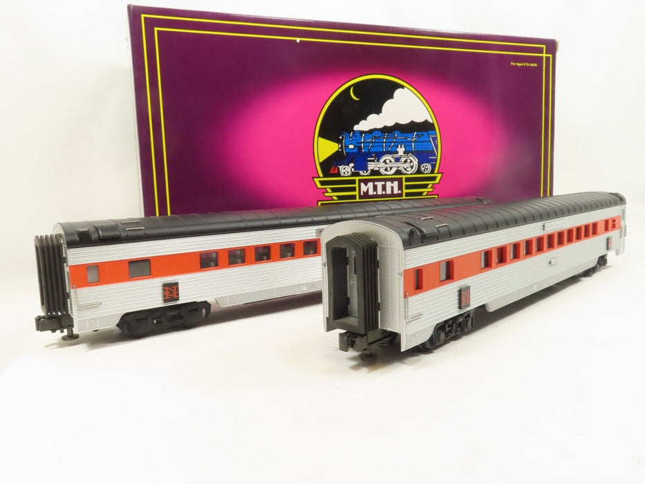 MTH 20-2197-B New Haven 70' Steamlined Coaches Two Car Set LN