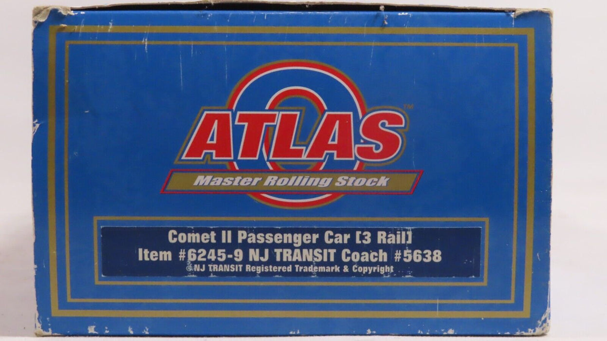 Atlas 6245-9 NJ Transit #5638 Comet II Passenger Car LN