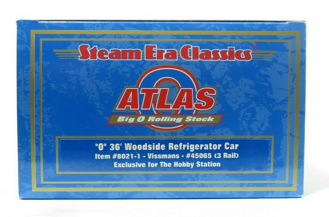 Atlas 8021-1 Vissmans 36' Woodside Refrigerator Car #45065 NIB